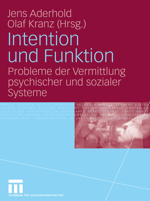 cover image of Intention und Funktion